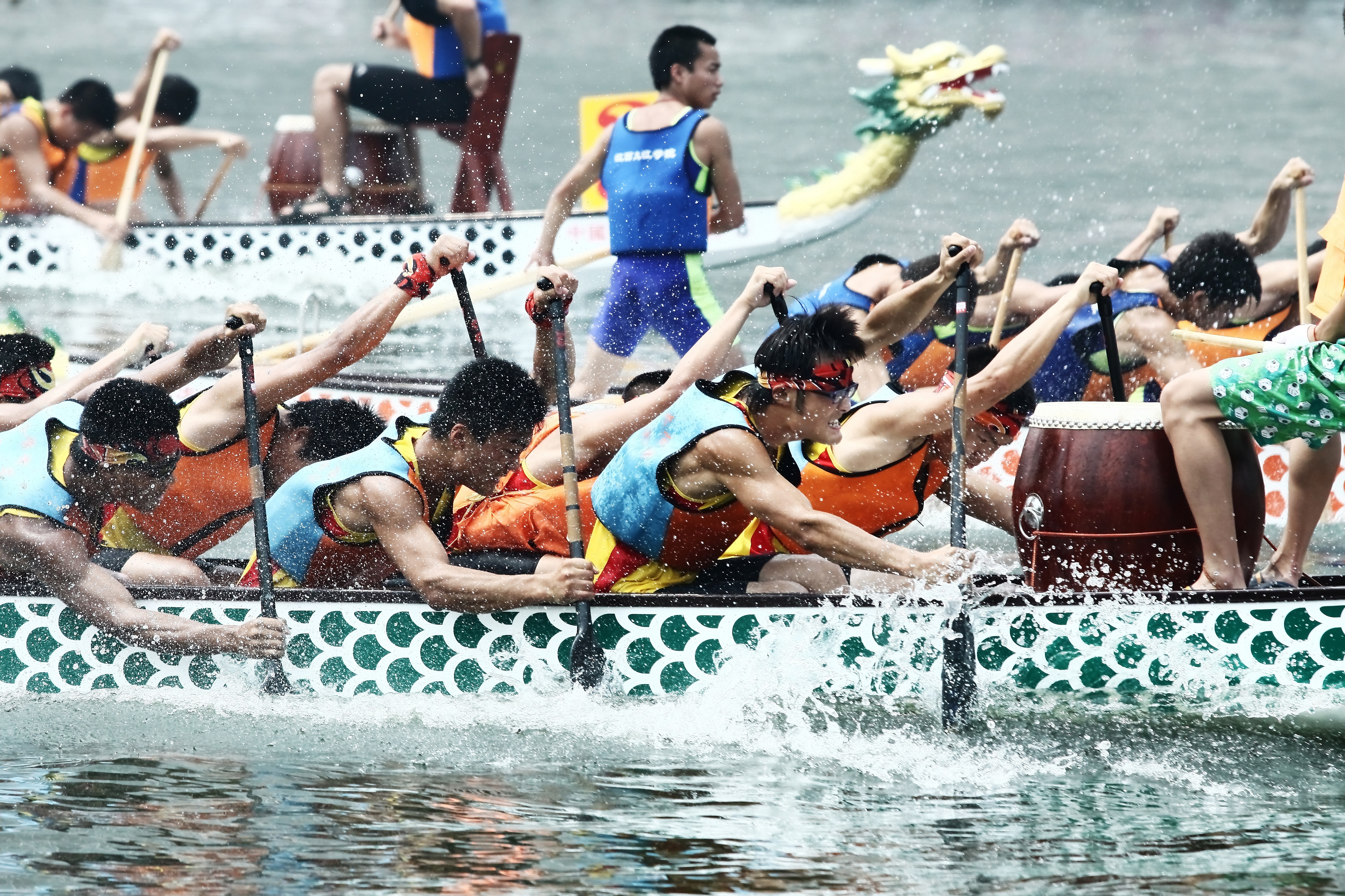 见行见效津彩绽放活动参赛作品龙舟赛的生猛